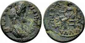 PHRYGIA. Eumenea. Domitia (Augusta, 81-96). Ae. Cl. Terent. Hylla, high priest(ess?).