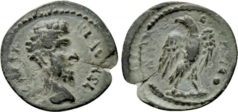 PISIDIA. Antioch. Antoninus Pius (138-161). Ae. 

Obv: Bare head right.
Rev: ...