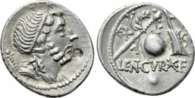 CN. LENTULUS. Denarius (76-75 BC). Rome.