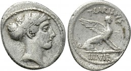 T. CARISIUS. Denarius (46 BC). Rome.