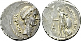 JULIUS CAESAR. Denarius (44 BC). Rome; M. Mettius, moneyer. Possible lifetime issue.