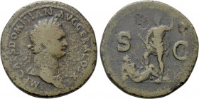 DOMITIAN (81-96). Sestertius. Rome.
