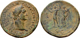 DOMITIAN (81-96). Sestertius. Rome.
