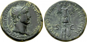 TRAJAN (98-117). Dupondius. Rome.
