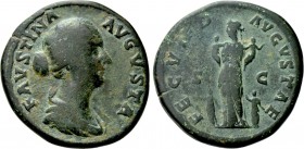 FAUSTINA II (Augusta, 147-175). Sestertius. Rome.