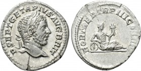 GETA (209-211). Denarius. Rome.