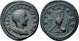 GORDIAN III (Caesar, 238). Limes Denarius. Imitating Rome.