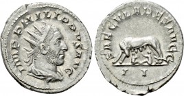 PHILIP I THE ARAB (244-249). Antoninianus. Rome. Saecular Games issue.
