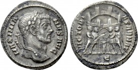 MAXIMIANUS HERCULIUS (First reign, 286-305). Argenteus. Rome.