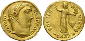 MAXIMINUS II (310-313). GOLD Aureus. Antioch.