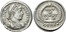 VALENTINIAN II (375-392). Siliqua. Constantinople.