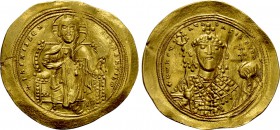 CONSTANTINE IX MONOMACHUS (1042-1055). GOLD Histamenon Nomisma. Constantinople.