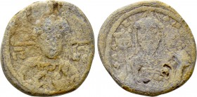 ALEXIUS I COMNENUS (1081-1118). Lead Tetarteron. Constantinople.