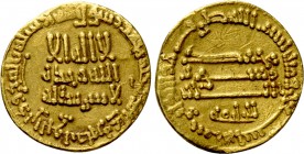 ISLAMIC. 'Abbasid Caliphate. Time of al-Rashid (AH 170-193 / 786-809 AD). GOLD Dinar. Dated AH 190 (806 AD).