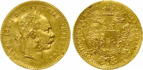 AUSTRIA. Franz Josef I (1848-1916). GOLD Ducat (1887). Wien (Vienna).
