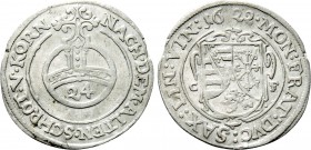 GERMANY. Saxe-Mittel-Weimar. Johann Ernst and his five brothers (1622-1626). 1/24 Taler (1622-CF).