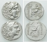2 Tetradrachms of Alexander the Great.