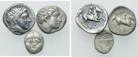 3 Greek Coins.