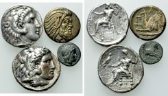 4 Greek Coins; Including 2 Tetradrachms of Alexander III.