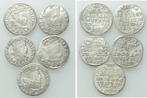 5 Polish coins.