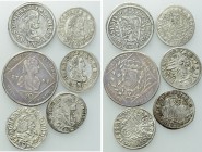 6 Austrian Coins.