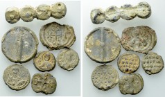 7 Byzantine Seals and Flans.