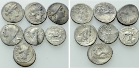 7 Roman Republican Denari.
