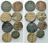 8 Byzantin Coins, Seals and Weights.