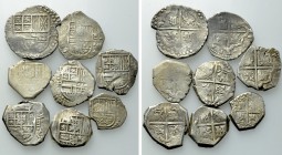 8 Spanish Cob Coins.
