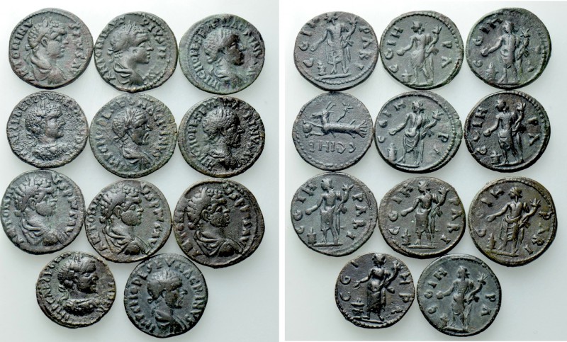 11 Roman Provincial Coins of Parium.

Obv: .
Rev: .

.

Condition: See pi...