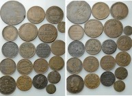 20 Copper Coins; Mostly 18/19th Century.