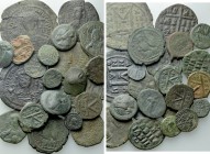 22 Ancient Coins; Mostly Byzantine.