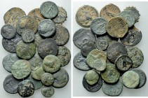 25 Greek coins.