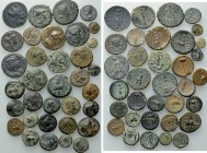 34 Greek Coins.