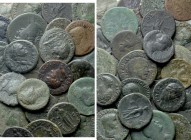 39 Roman Coins; Sesterti, Asses etc.