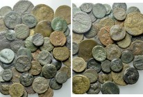 Circa 39 Greek and Roman Provincial Coins.