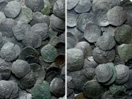 Large Selection of Circa 90 Palaeologean Coins.