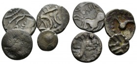 Celtic, Lot of 4 Fractions I cent B.C., AR 14mm., 5.37g. Lot of 4 Celtic silver fractions.

Toned, Very Fine.

From the E.E. Clain-Setfanelli cole...