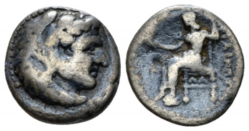 Kingdom of Macedon, Alexander III, 336 – 323 Babylon Hemidrachm circa 322-317, A...