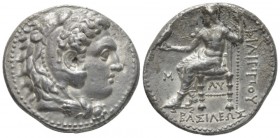 Kingdom of Macedon, Philip III Arridaeus, 323-317 Babylon Tetradrachm circa 323-317, AR 27mm., 16.98g. Head of Heracles r., wearing lion's skin headdr...