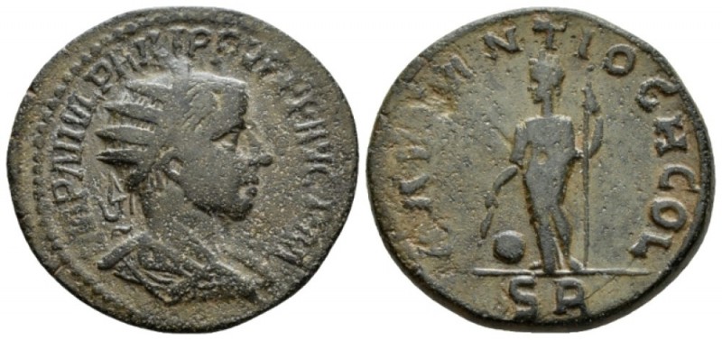 Pisidia, Antioch Philip II Caesar, 244-247 Bronze circa 247-249, Æ 28mm., 10.22g...