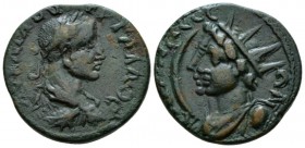 Pisidia, Sagalassus Trebonianus Gallus, 251-253 Bronze circa 251-253, Æ 25.5mm., 11.04g. Laureate, draped and cuirassed bust r. Rev: CAΓAΛACCEΩN Jugat...