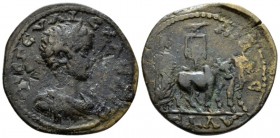 Cilicia, Ninica-Claudiopolis Severus Alexander, 222-235 Bronze circa 222-235, Æ 29mm., 11.45g. Laureate, draped and cuirassed bust r.; on each side, c...