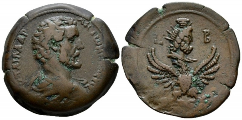 Egypt, Alexandria Antoninus Pius, 138-161 Drachm circa 138-139 (year 2), Æ 36mm....