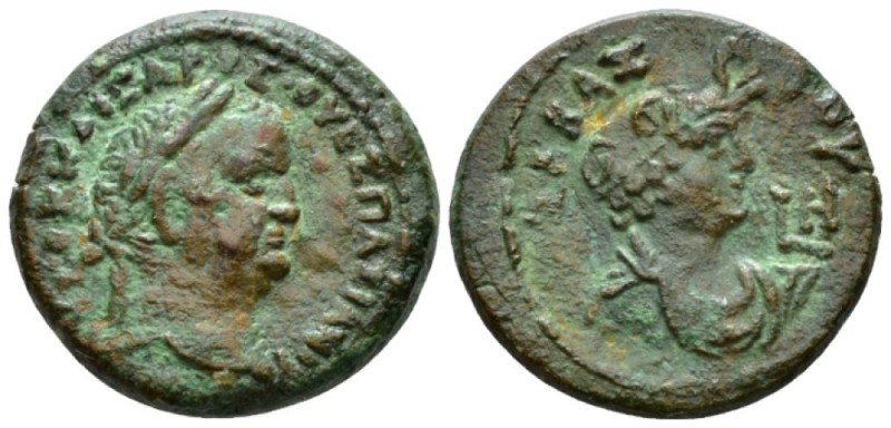 Egypt, Alexandria. Dattari. Vespasian, 69-79 Diobol circa 75-76 (year 8), Æ 24.5...