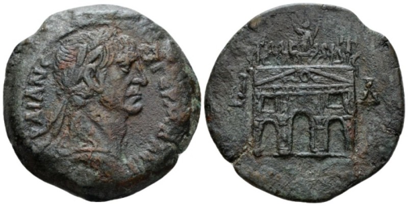 Egypt, Alexandria. Dattari. Trajan, 98-117 Drachm circa 110-111 (year 14), Æ 35m...