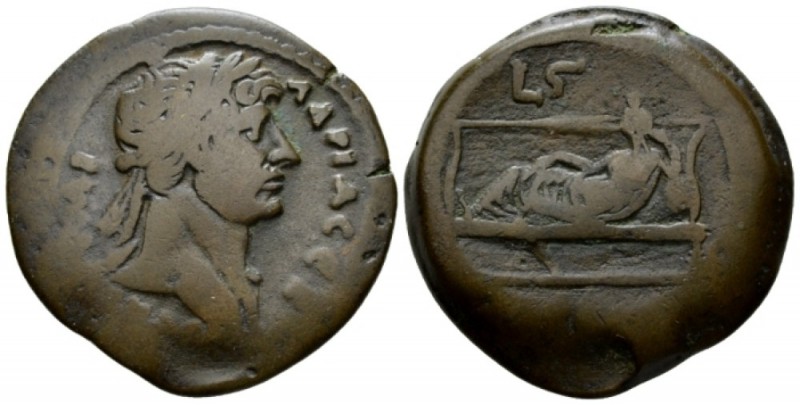 Egypt, Alexandria. Dattari. Hadrian, 117-138 Drachm circa 121-122 (year 6), Æ 35...