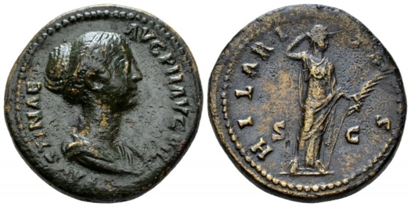 Faustina junior, daughter of Antoninus Pius and wife of Marcus Aurelius As circa...