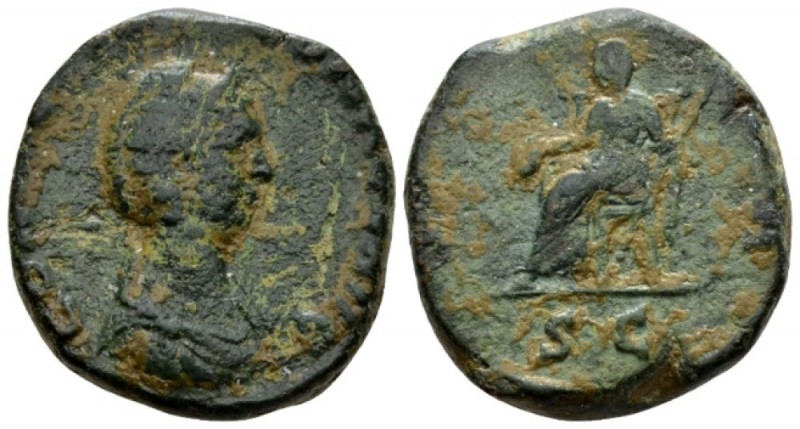 Salonina, wife of Gallienus Sestertius 260-262, Æ 24mm., 16.73g. CORNELIA SALONI...