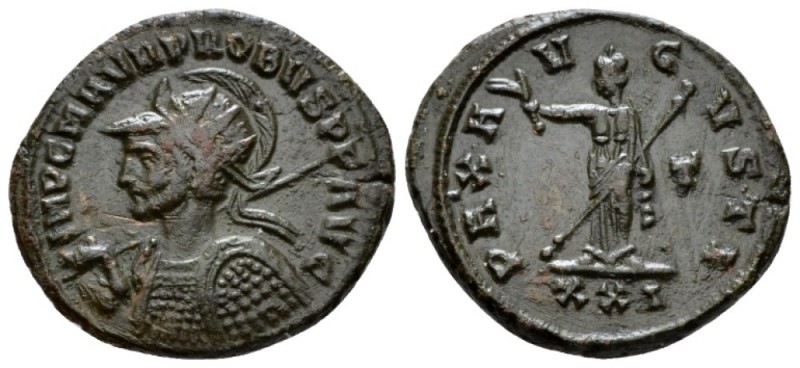 Probus, 276-282 Antoninianus Siscia 280, Æ 21mm., 4.13g. Radiate, helmeted and c...